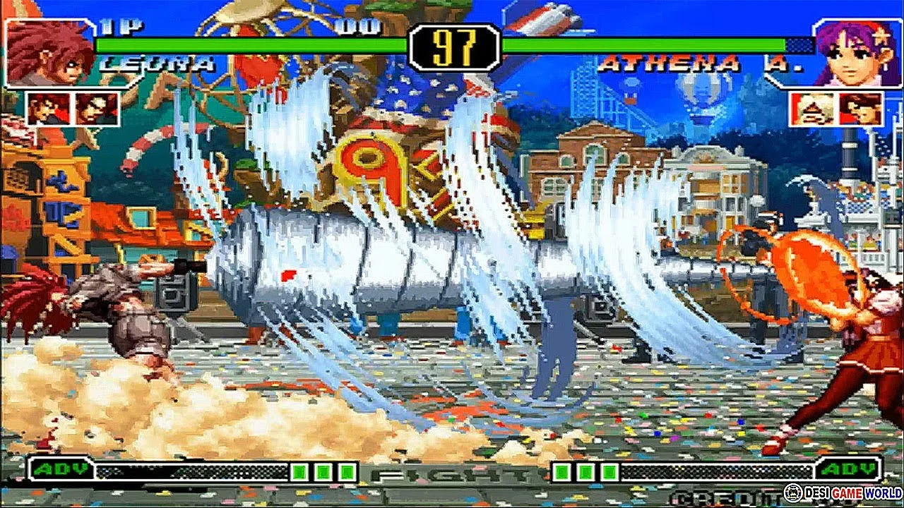 Tangkapan skrin KOF 97 MUGEN V4 PLUS 2021 MEGUMIN GAMING?