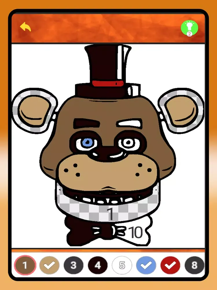 Fanart FNAF coloring Freddys ! iPad  Screenshots