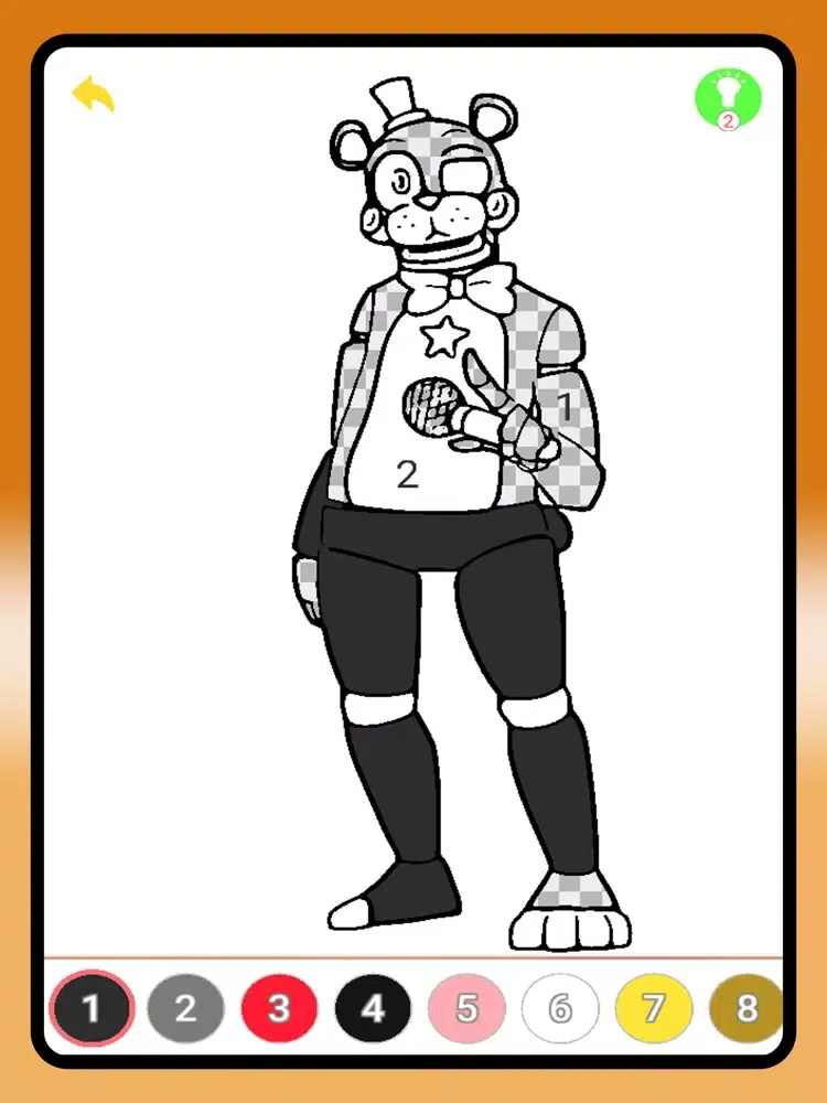 Fanart FNAF coloring Freddys ! iPad  Screenshots