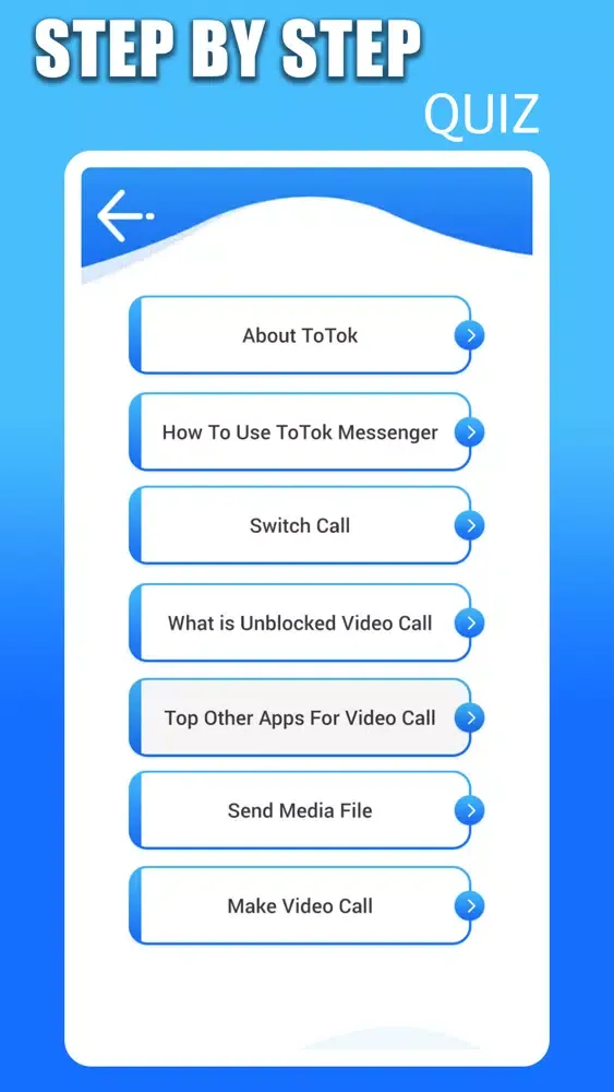 Captures d'écran de Tootok Trivia & Guide for Fans