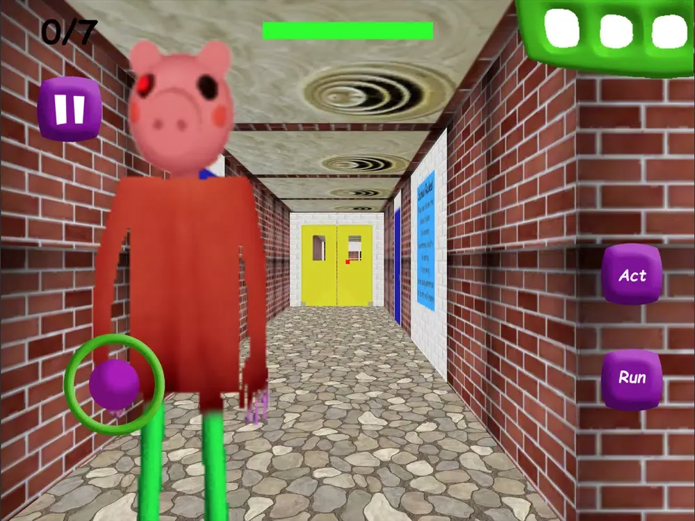 ภาพหน้าจอของ Crazy Piggy baldi Jumpscare ! iPad 