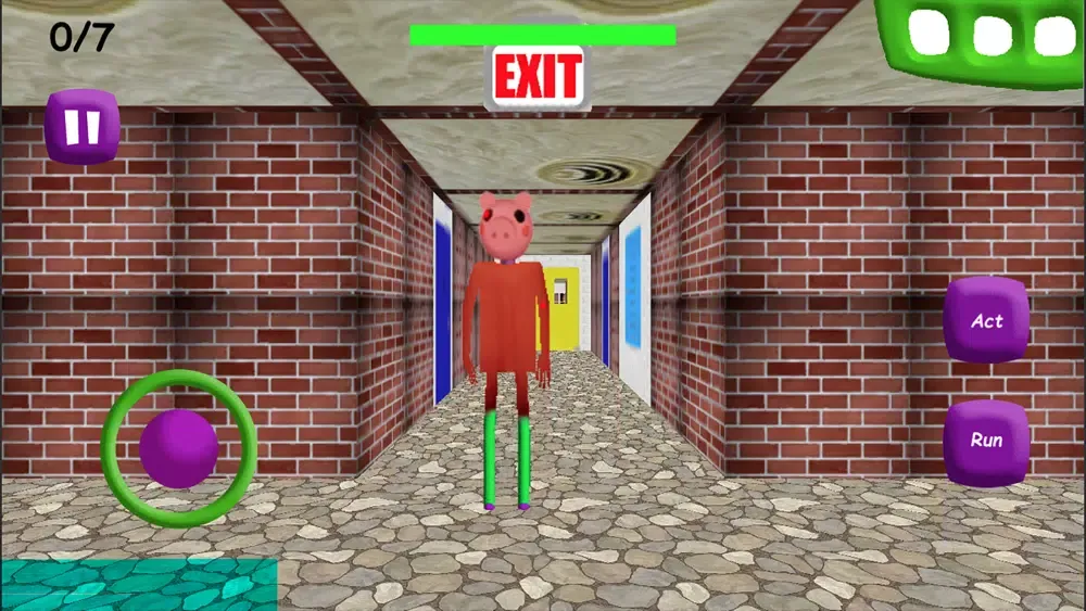 ภาพหน้าจอของ Crazy Piggy baldi Jumpscare !