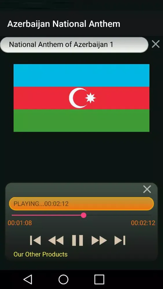 Capturas de pantalla de Azerbaijan National Anthem