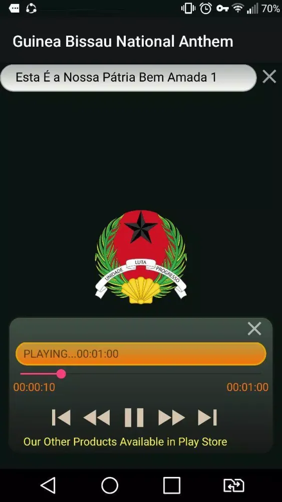 Guinea Bissau National Anthem Screenshots