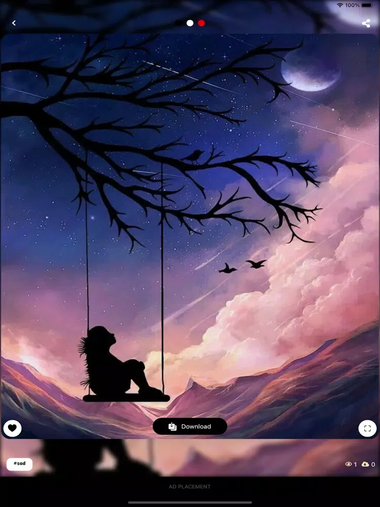 Screenshot di Unhappy wallpaper HD ! iPad 