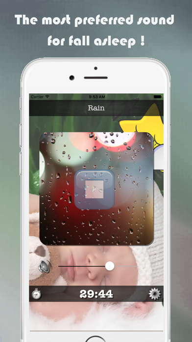 Zrzuty ekranu Rain Sounds | instantly sleep