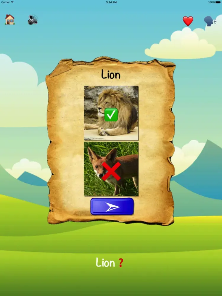 Ảnh chụp màn hình của Learning Animals | with voice and game for kids iPad 