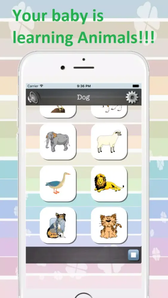 Listen and learn animals names应用截图