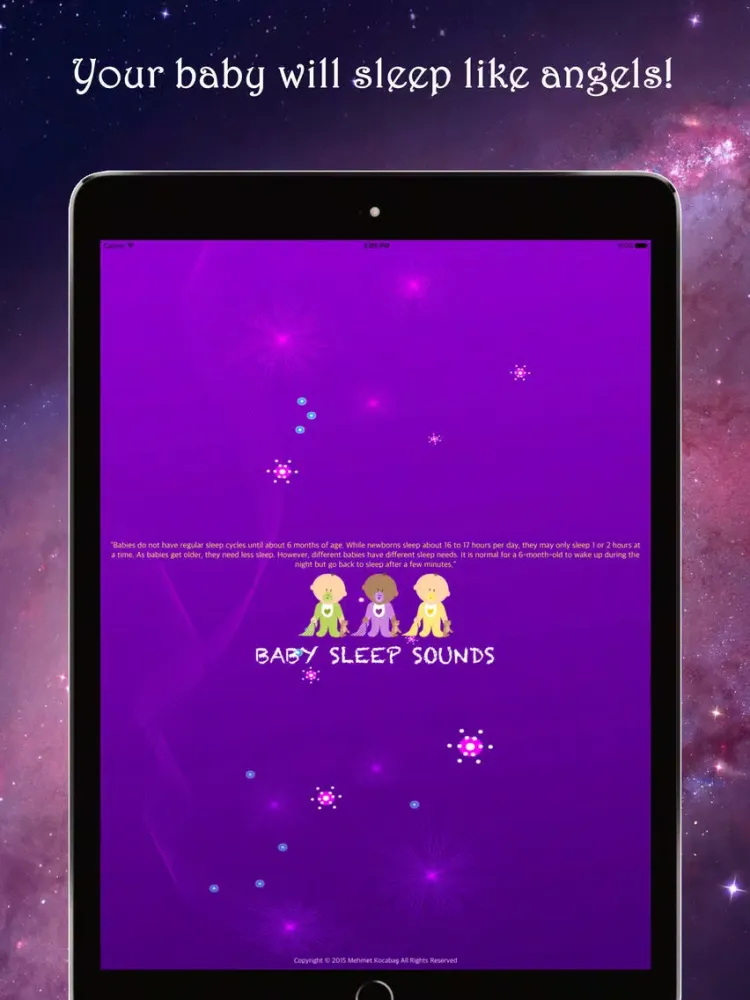 تصاویر Baby Sleep Sounds | PREMIUM iPad 