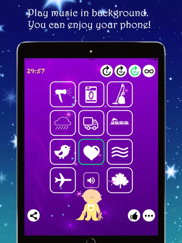 تصاویر Baby Sleep Sounds | PREMIUM iPad 