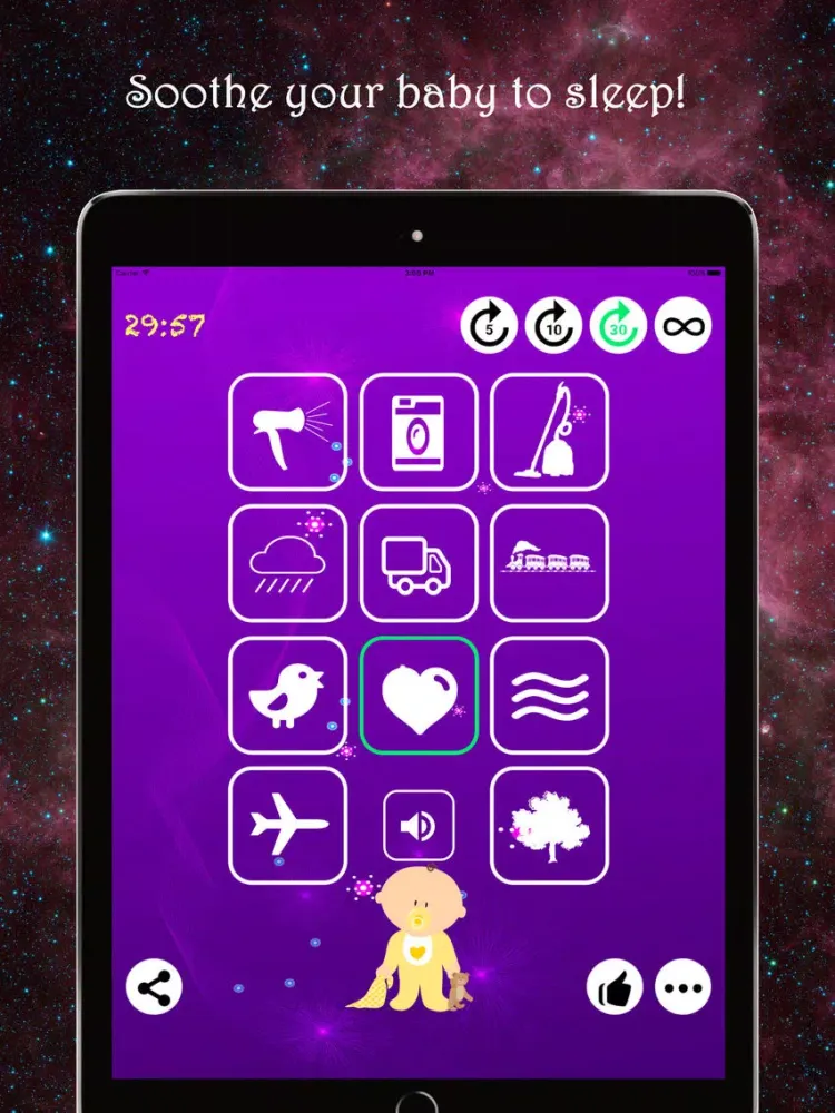 تصاویر Baby Sleep Sounds | PREMIUM iPad 
