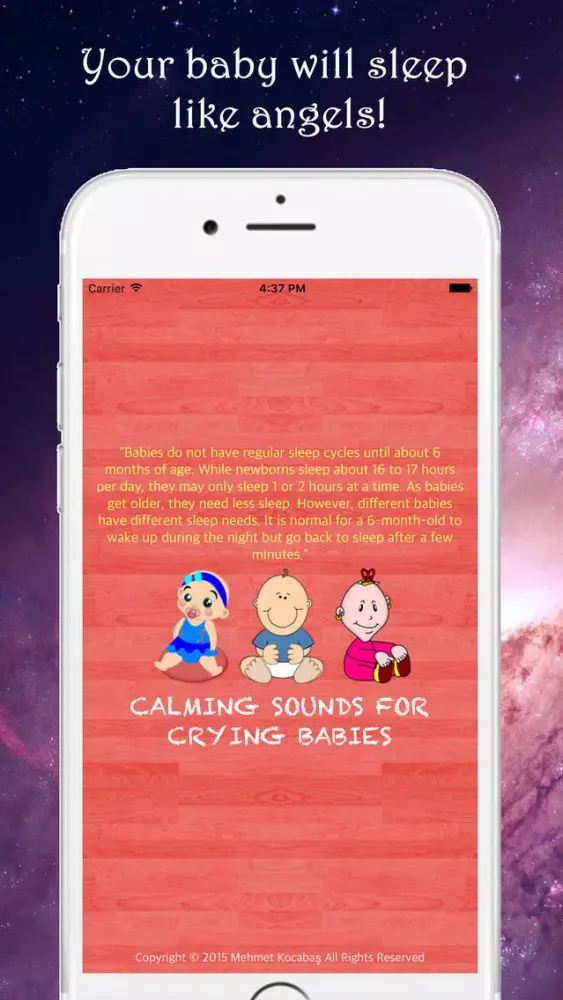 Calming Sounds For Crying Babies应用截图