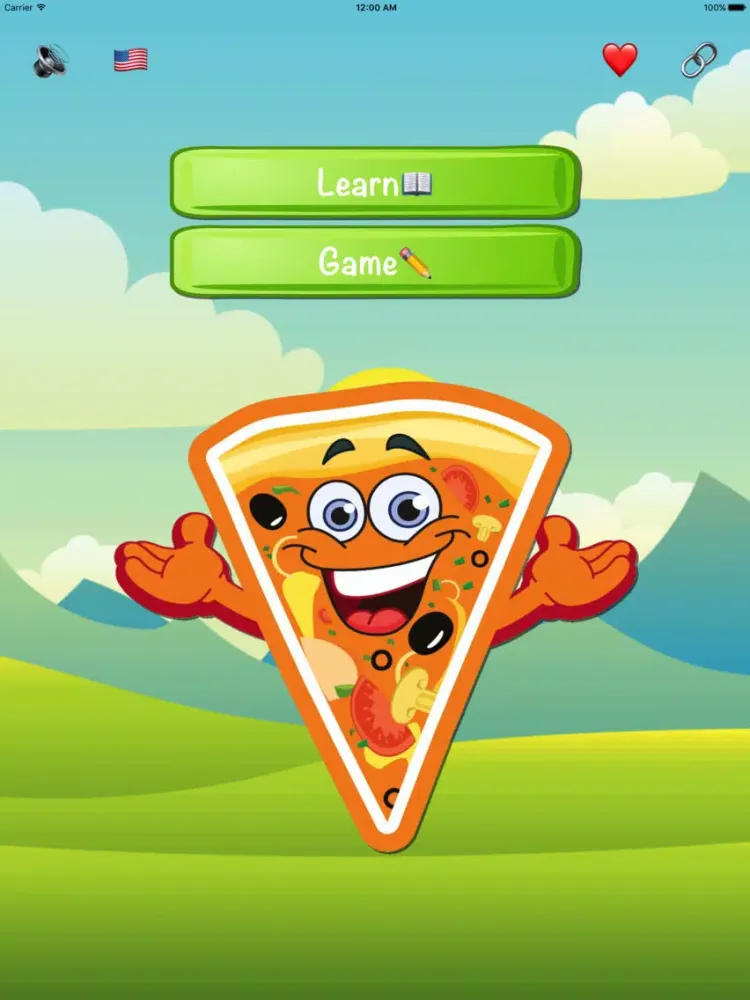 Learning Foods and Drinks | with voice and game iPad  Ekran Görüntüleri