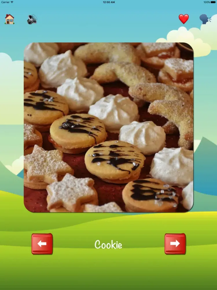 Learning Foods and Drinks | with voice and game iPad  Ekran Görüntüleri