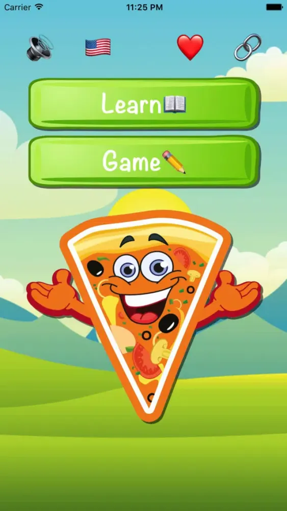Learning Foods and Drinks | with voice and game Ekran Görüntüleri