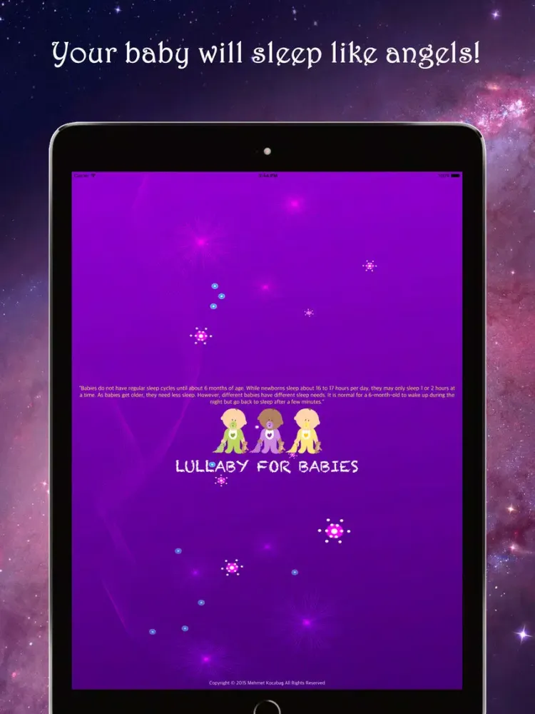 Capturas de pantalla de Lullaby for Babies | PREMIUM iPad 