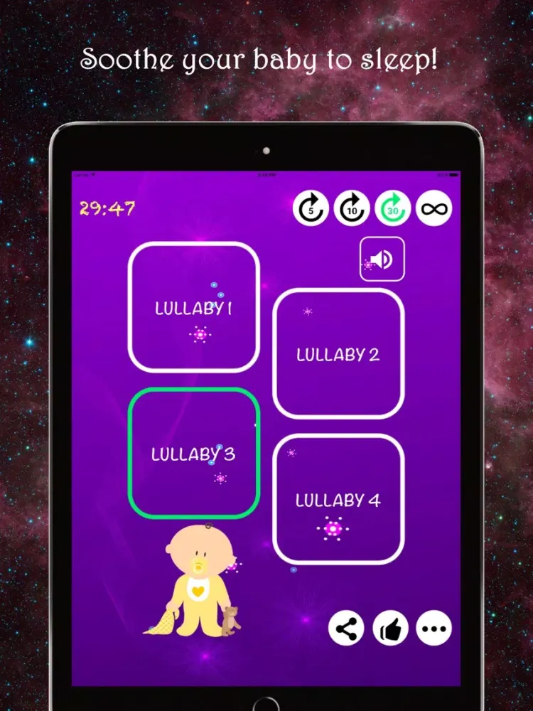 Capturas de pantalla de Lullaby for Babies | PREMIUM iPad 
