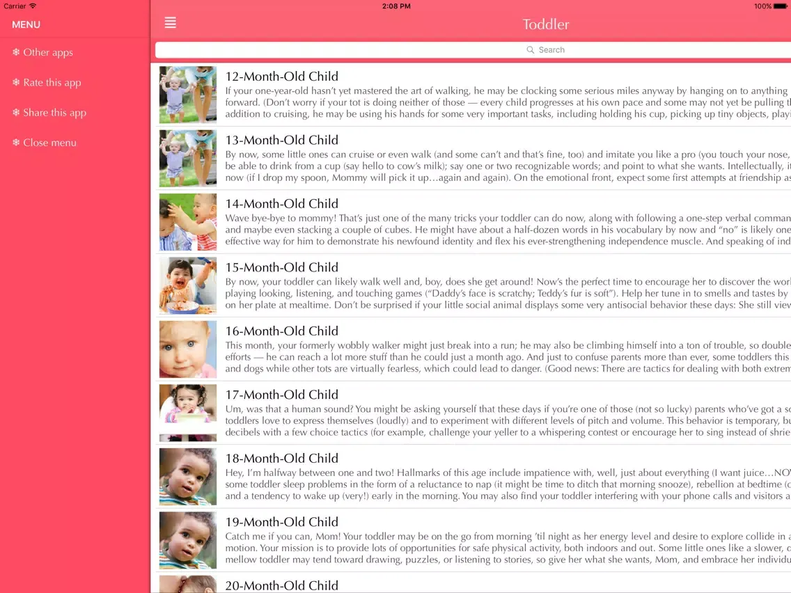 Toddler Development|your guide iPad 应用截图