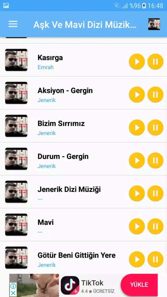 Aşk Ve Mavi Dizi Müzikleri Screenshots