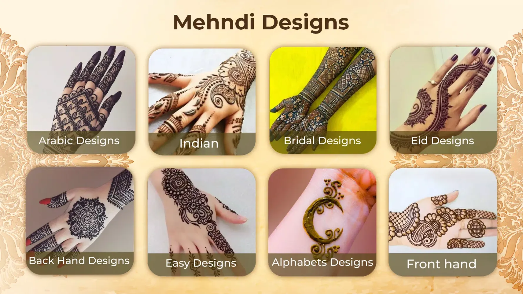 Zrzuty ekranu Mehndi Design 2023: Nail Art