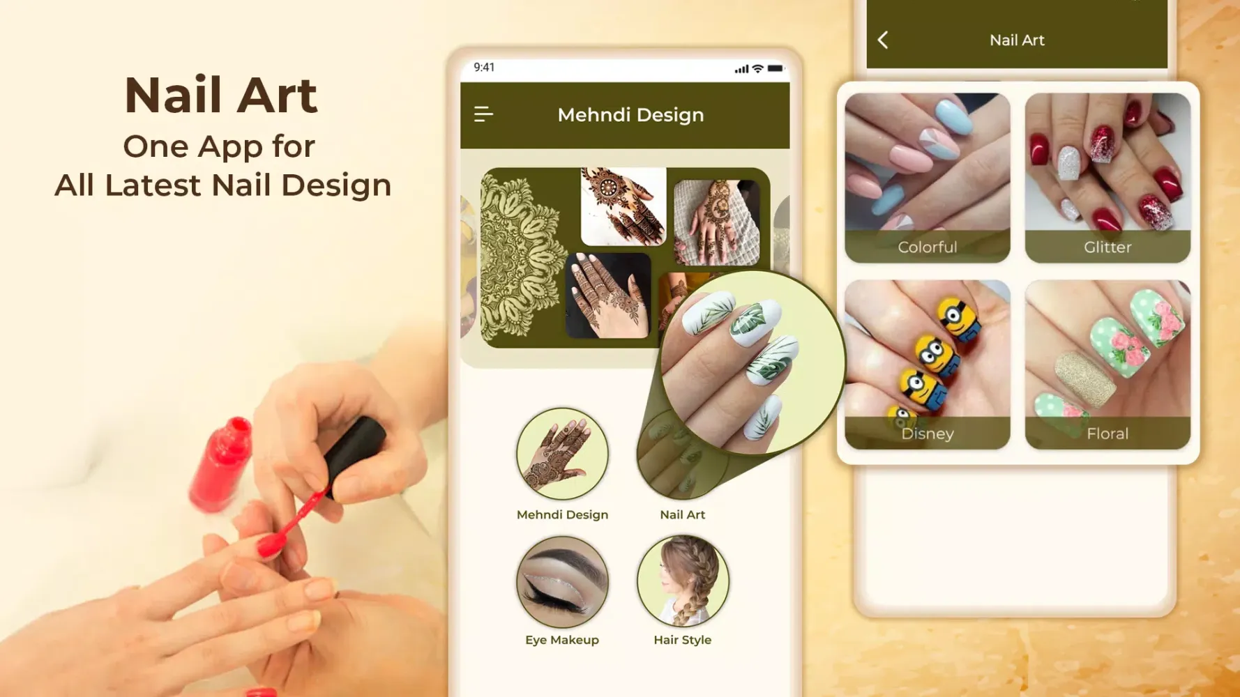 Zrzuty ekranu Mehndi Design 2023: Nail Art