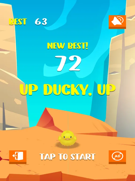 Ảnh chụp màn hình của Up Ducky, Up iPad 