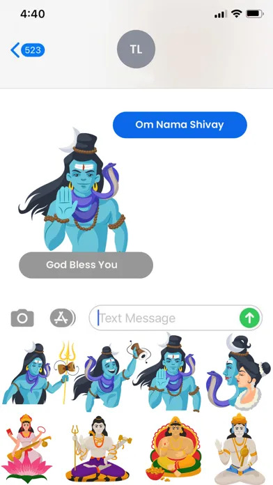 Hindu God Stickers स्क्रीनशॉट