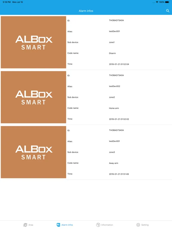Capturas de pantalla de Albox Smart iPad 