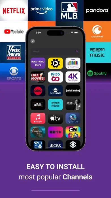 تصاویر Ruku Tv remote onn control tcl
