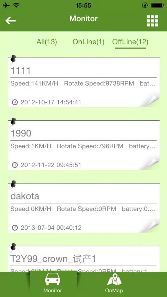 MT-Lite GPS Tracking Ekran Görüntüleri