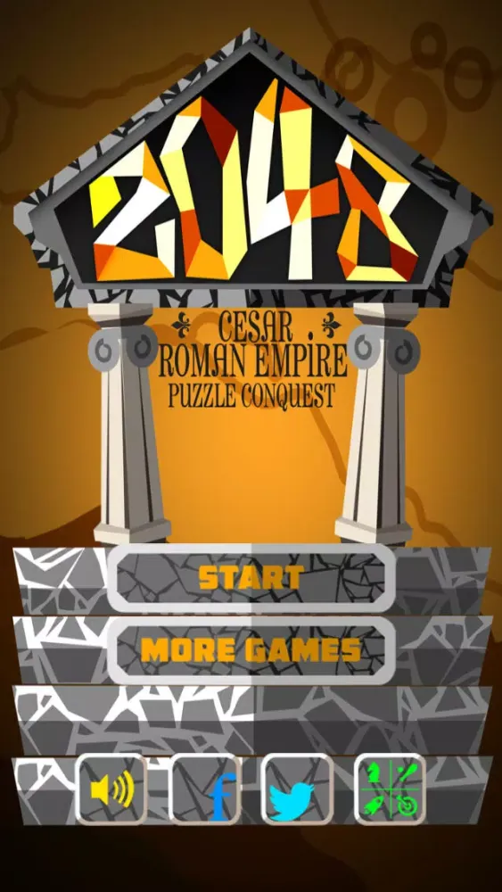 2048 Cesar Roman Empire Puzzle Conquest - Free Screenshots