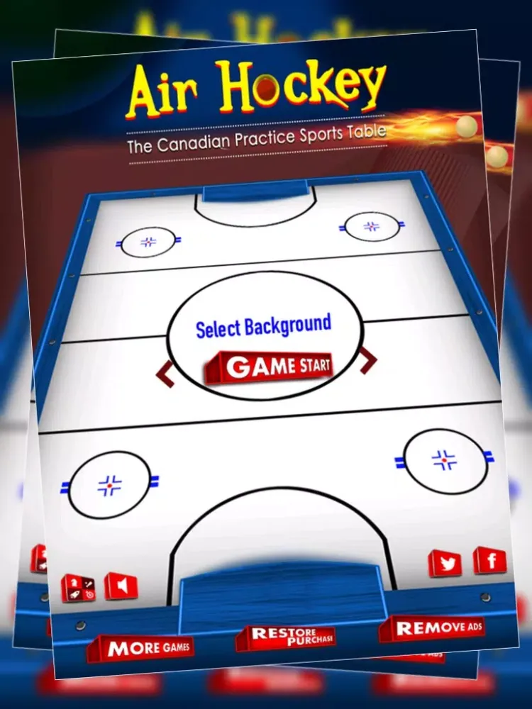 Air Hockey : The Canadian Practice Sports Table - Free iPad  スクリーンショット