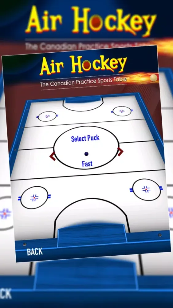 Air Hockey : The Canadian Practice Sports Table - Free スクリーンショット