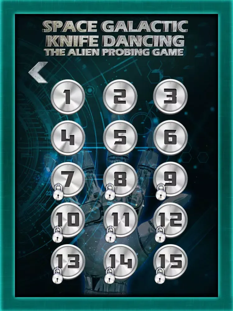 صور Space Galactic Knife Dancing : The alien probing game - Free iPad 