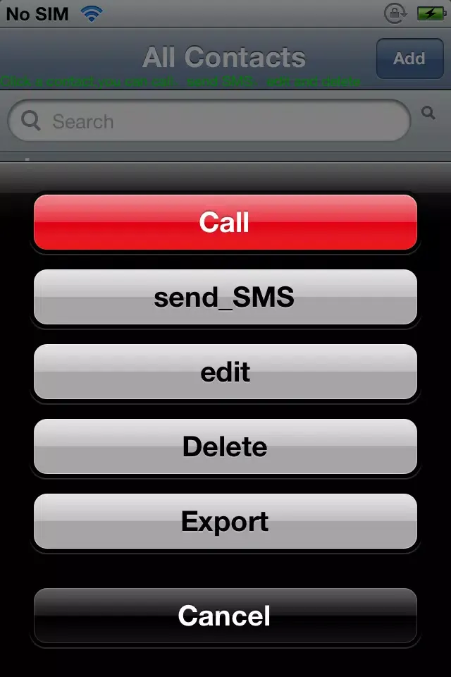 secret contacts (very useful) Ekran Görüntüleri