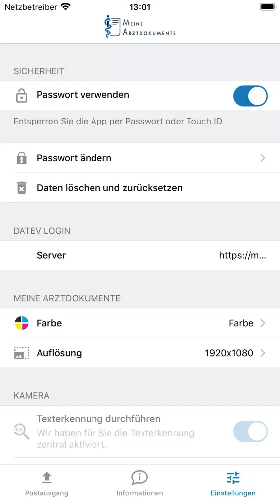 Meine Arztdokumente应用截图