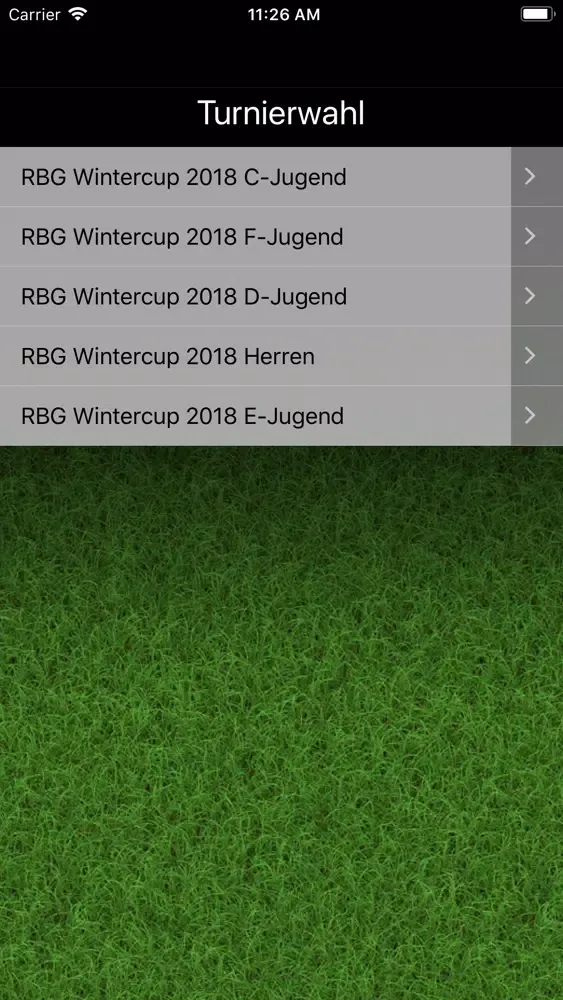 Captures d'écran de RBG Wintercup 2018