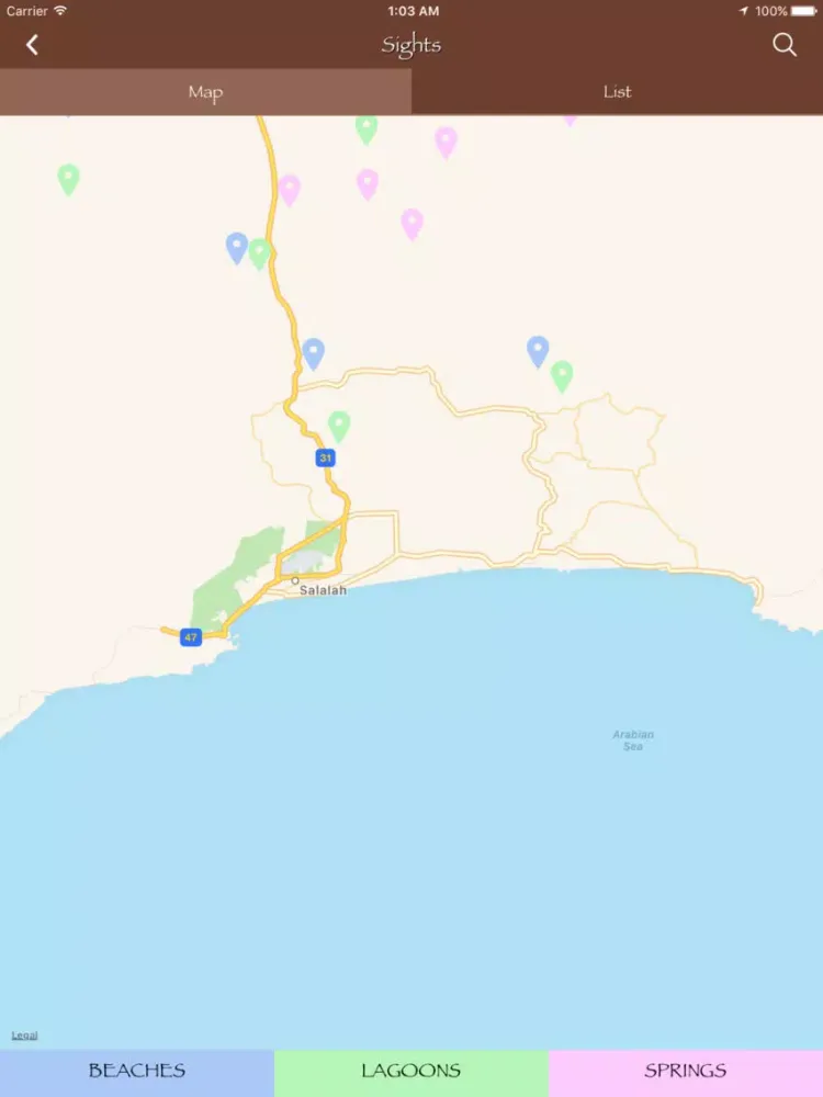 تصاویر Tour Salalah iPad 