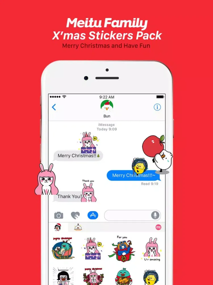 صور MeituFamily - Awesome Stickers iPad 