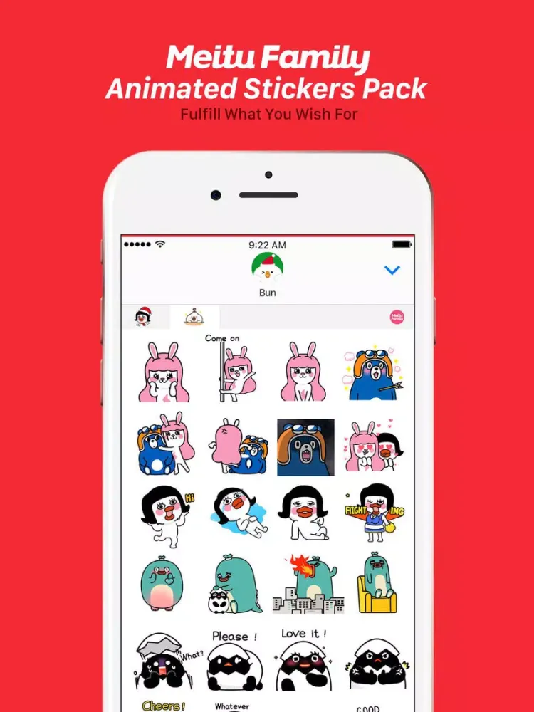 صور MeituFamily - Awesome Stickers iPad 