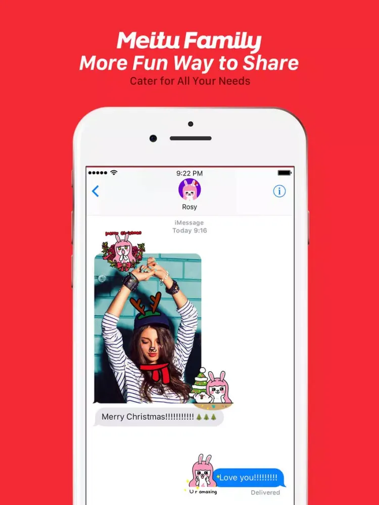 صور MeituFamily - Awesome Stickers iPad 