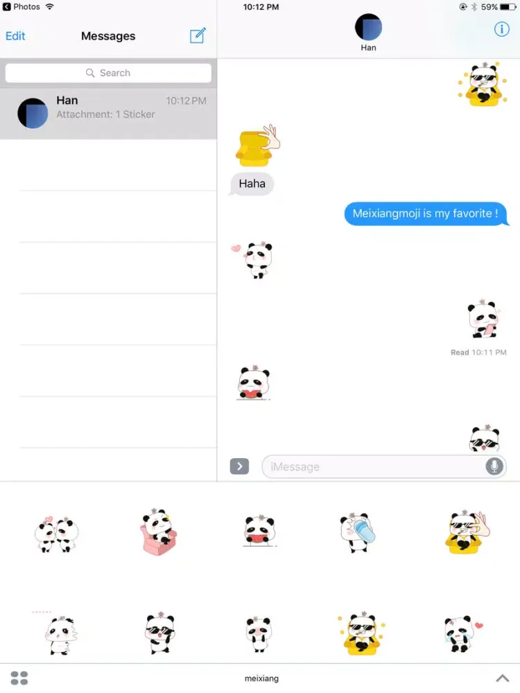 Meixiangmoji iPad  سکرین شاٹس