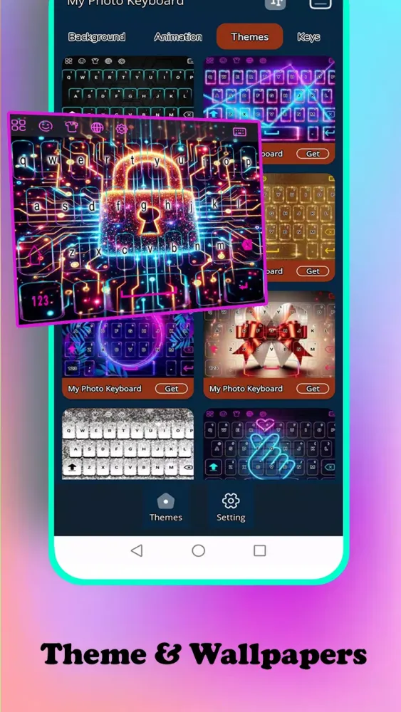 Cyber security keyboard Screenshots