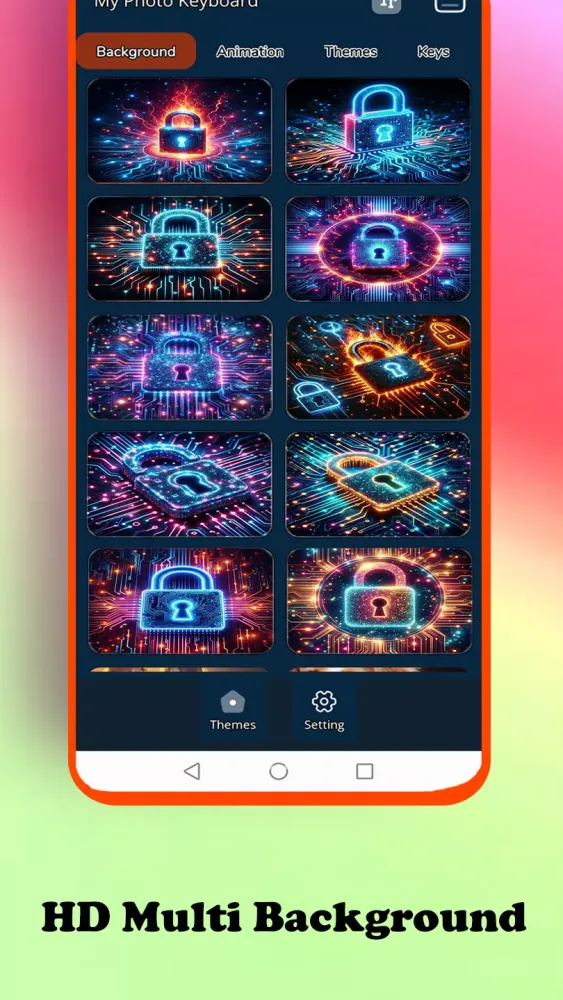 Cyber security keyboard Screenshots