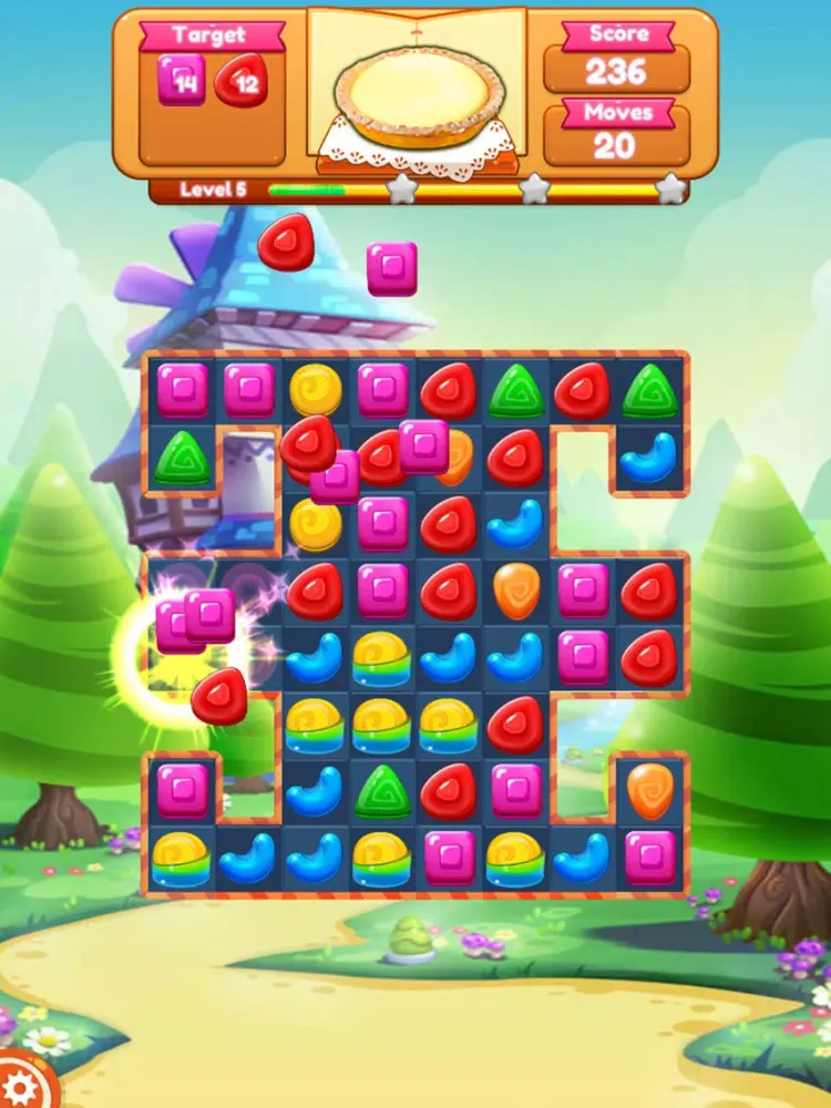 Tangkapan layar Kek ve Şeker Patlatma - Cake and Sugar Crusher iPad 