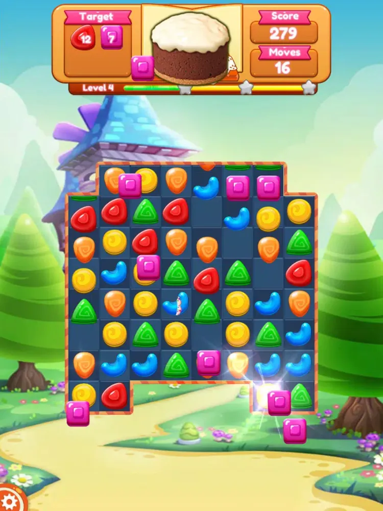 Tangkapan layar Kek ve Şeker Patlatma - Cake and Sugar Crusher iPad 