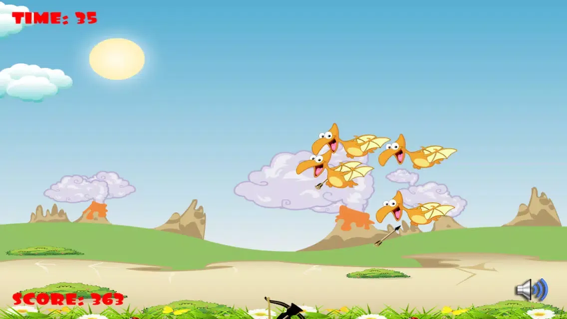 Capturas de pantalla de Flying Angry Dino Hunter - Awesome Prehistoric Aerial Shooting Game