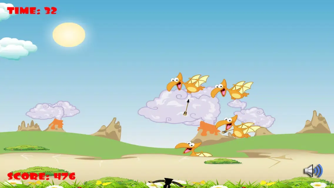 Capturas de pantalla de Flying Angry Dino Hunter - Awesome Prehistoric Aerial Shooting Game