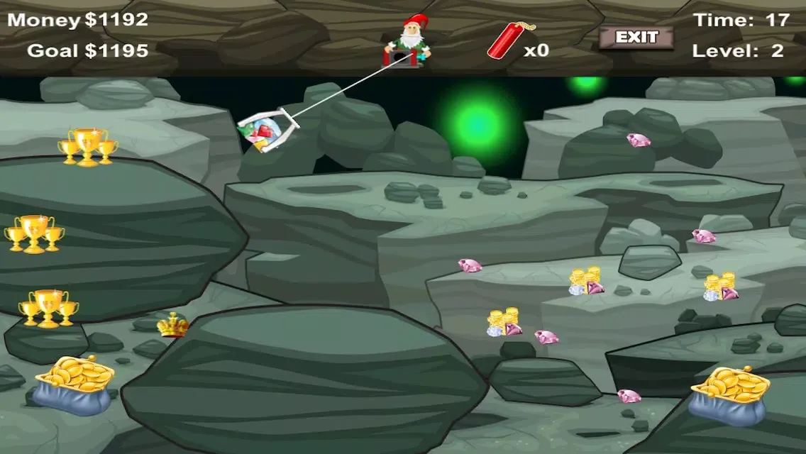 Capturas de pantalla de Awesome Dwarf Digger - Precious Gold and Jewel Den Mining Game