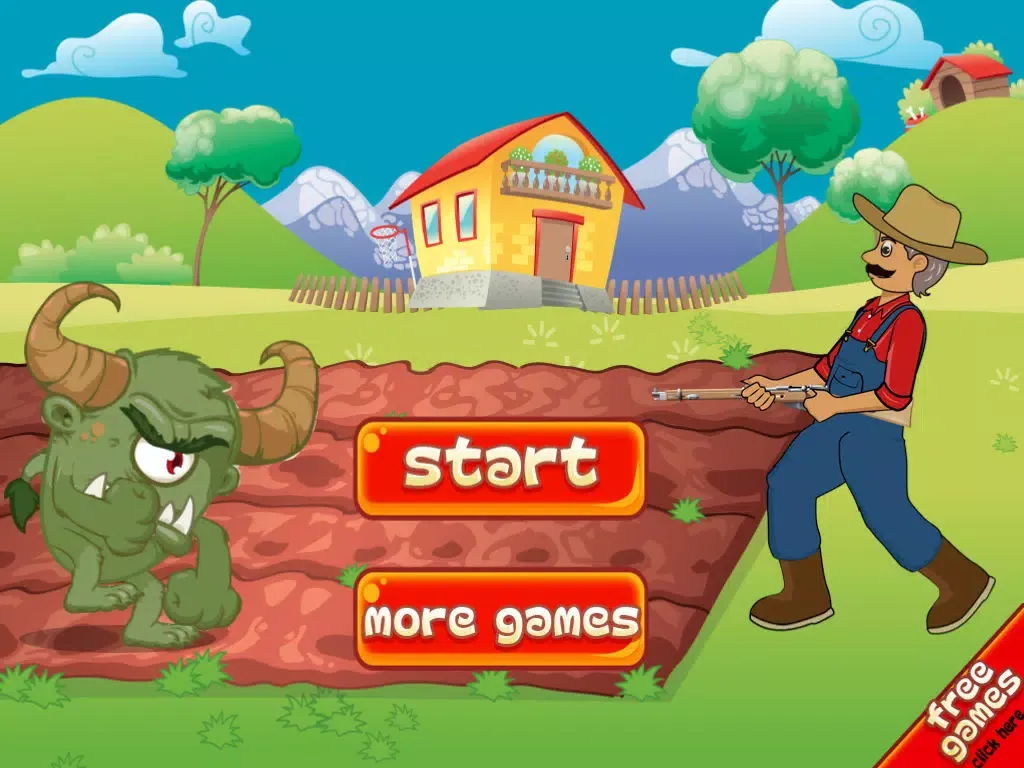Capturas de pantalla de Farmer vs Attack Monsters - A Free Farm Mayhem Defense Game iPad 